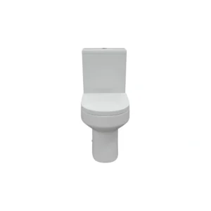 Chloe Rimless Close Coupled Fully Shrouded WC & Soft Close Seat – White
