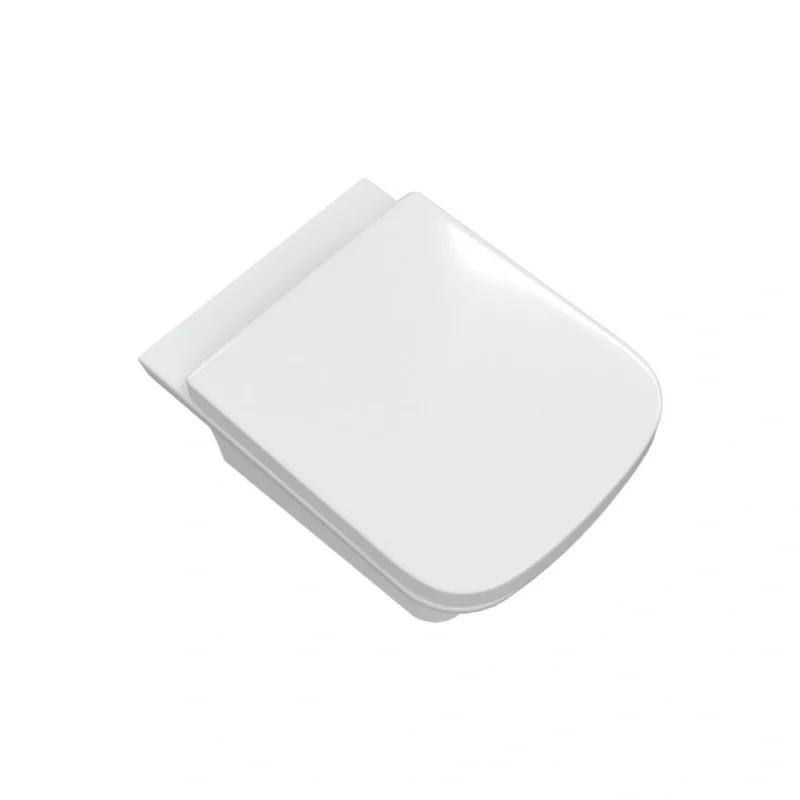 Onyx Rimless Comfort Height Back To Wall WC & Wrapover Soft Close Seat – White