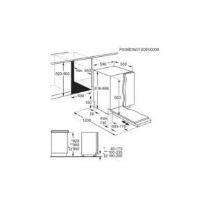 AEG Fully Integrated Dishwasher – 13 Place Settings, AirDry Technology