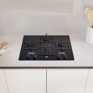 Copy of Full Basin (2) Hoover H500 HVG6DC5B 60cm Built‑In Gas Hob – Black Glass