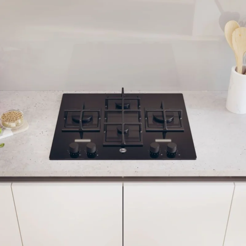 Copy of Full Basin (2) Hoover H500 HVG6DC5B 60cm Built‑In Gas Hob – Black Glass