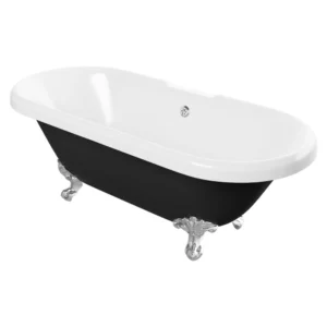 Rose Freestanding Clawfoot Bath – 1690 x 740 x 620mm – 2 Tap Hole
