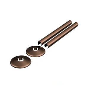 180 x 18mm Split Radiator Pipe Sleeves & Wall Rosettes