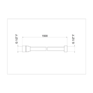 Vema 1.5m PVC Flexible Hose