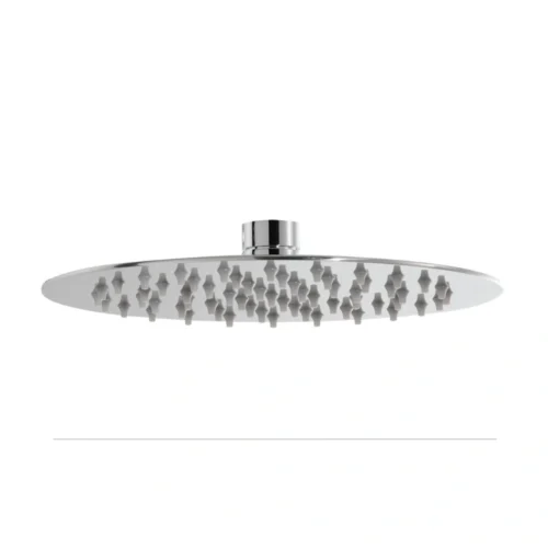 Abode Storm Slimline 200x200x3mm Circular Showerhead - St/Steel