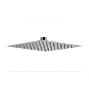 Abode Storm Slimline 200mm Square Showerhead – Stainless Steel