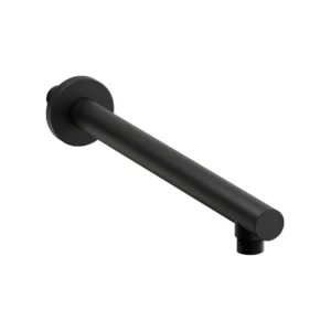 Abode Euphoria Wall Mounted Circular Shower Arm - Matt Black