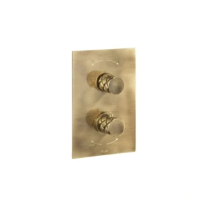 Abode Kite Concealed Shower (2 Exit) - Antique Brass