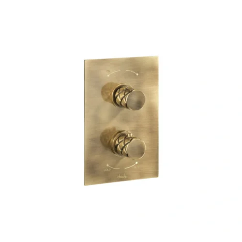 Abode Kite Concealed Shower (2 Exit) - Antique Brass
