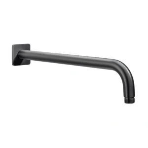 Full Basin -1 Abode Uno Wall Shower Arm - Gunmetal