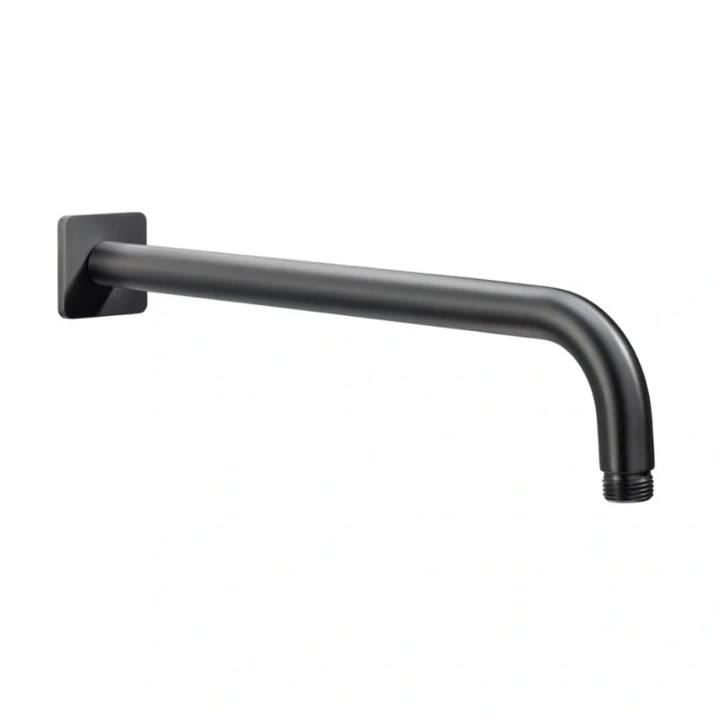 Full Basin -1 Abode Uno Wall Shower Arm - Gunmetal