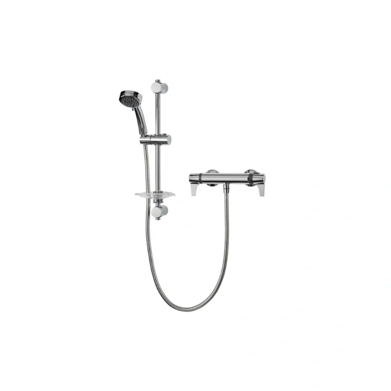 Triton Exe Lever Cool Touch Bar Mixer Shower - Chrome