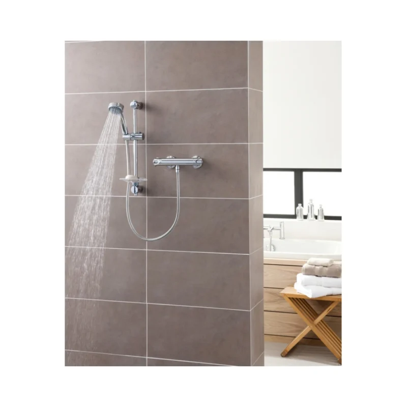 Triton Dene Cool‑Touch Thermostatic Bar Mixer Shower – Chrome