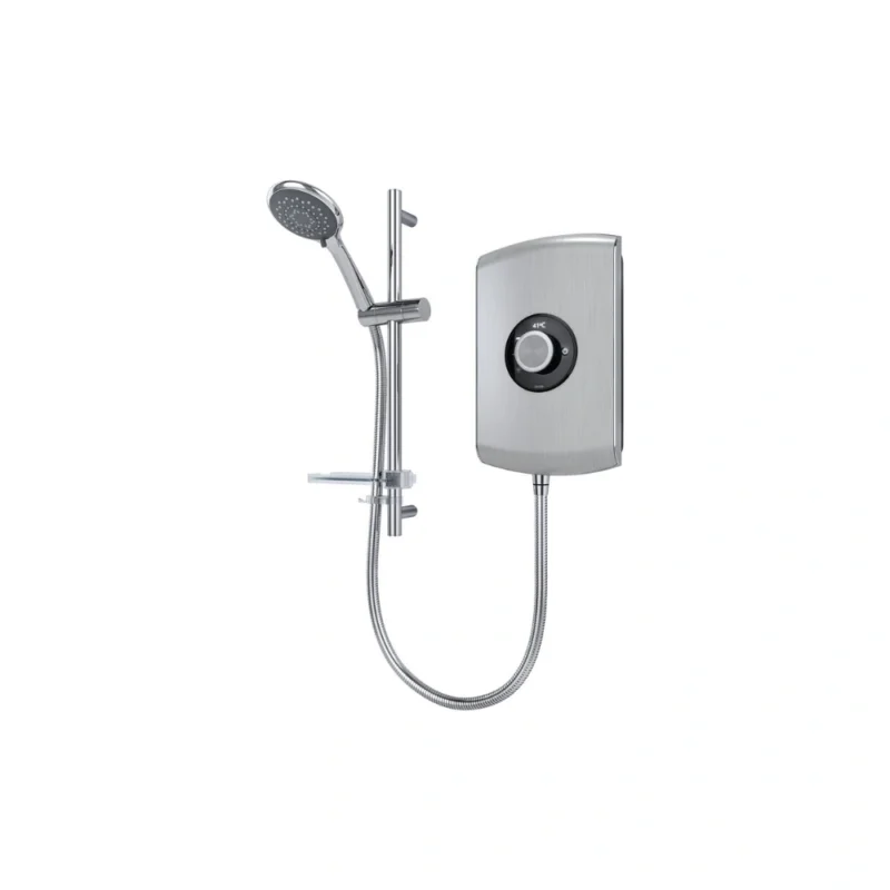 Triton Amore 8.5kW Electric Shower – Brushed Steel