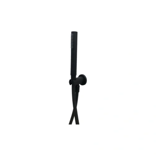 Vema Timea Black Round Handheld Showerhead – Matte Black