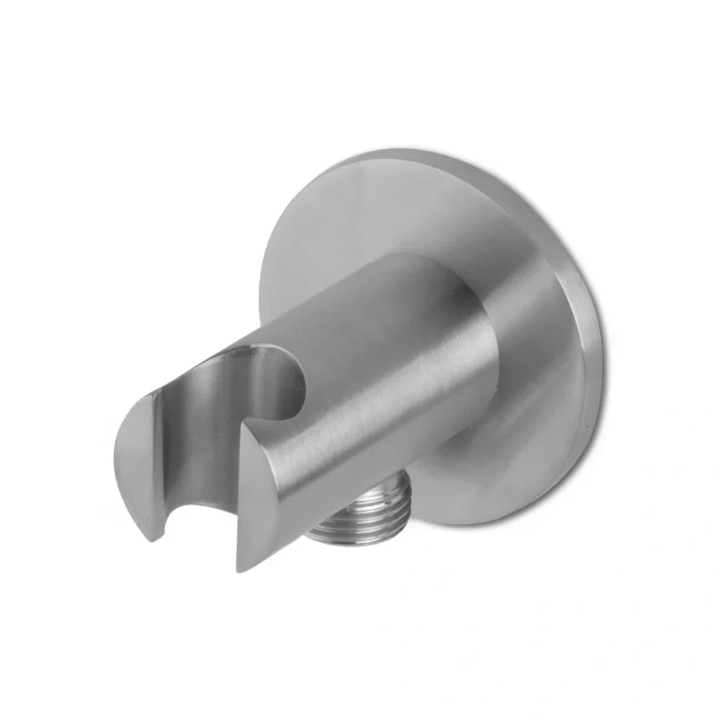 Vema Tiber Handset Wall Bracket & Outlet - St/Steel