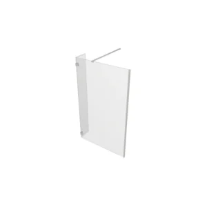 Crystal Optional 300mm Wetroom Hinged Splash Panel - Chrome