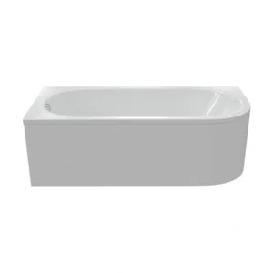 1500mm Offset Corner Bath Panel – White