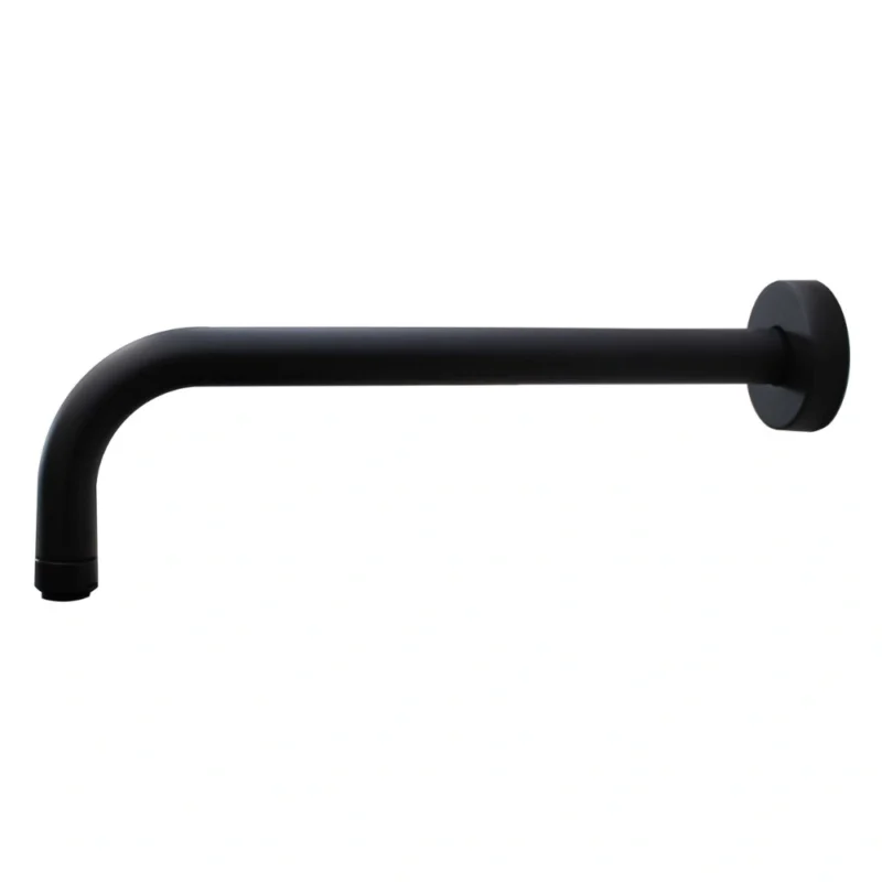 Vema Timea Black 300mm Shower Arm – Matt Black