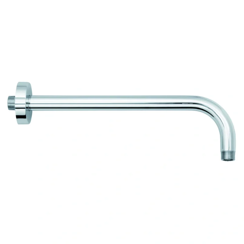 Vema Round 300mm Wall Shower Arm – Polished Chrome