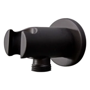 Full Basin (2)-1 Vema Timea Handset Wall Bracket & Outlet – Matt Black
