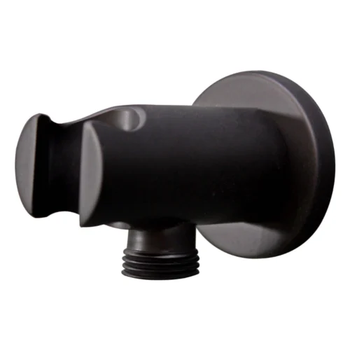 Vema Timea Handset Wall Bracket & Outlet – Matt Black