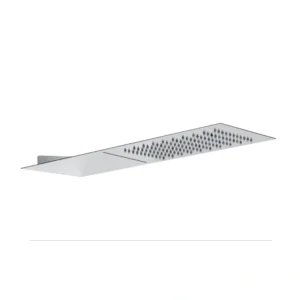 Abode Storm Slimline Wall Mounted Waterfall Showerhead - St/Steel