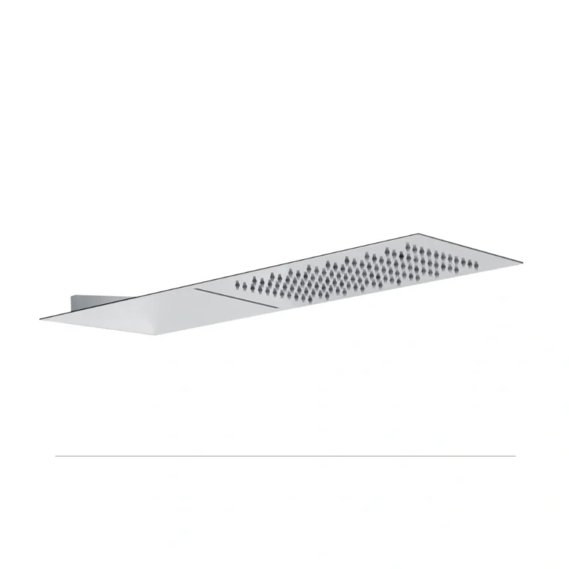 Abode Storm Slimline Wall Mounted Waterfall Showerhead - St/Steel