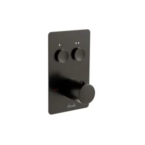 Abode Uno Concealed Push Button Shower (2 Exit) - Gunmetal