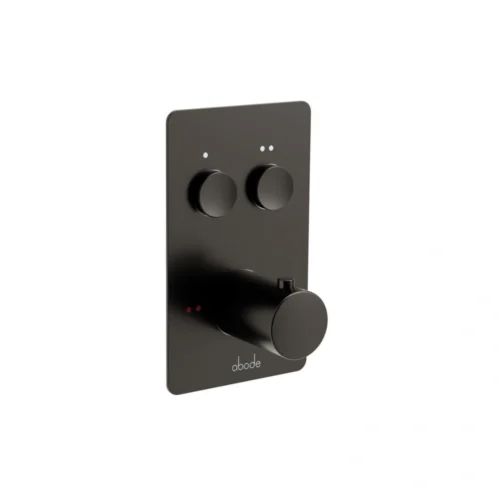 Abode Uno Concealed Push Button Shower (2 Exit) - Gunmetal