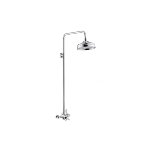 Concentric Single Outlet Shower Valve & Overhead Kit Pack 2 - Chrome