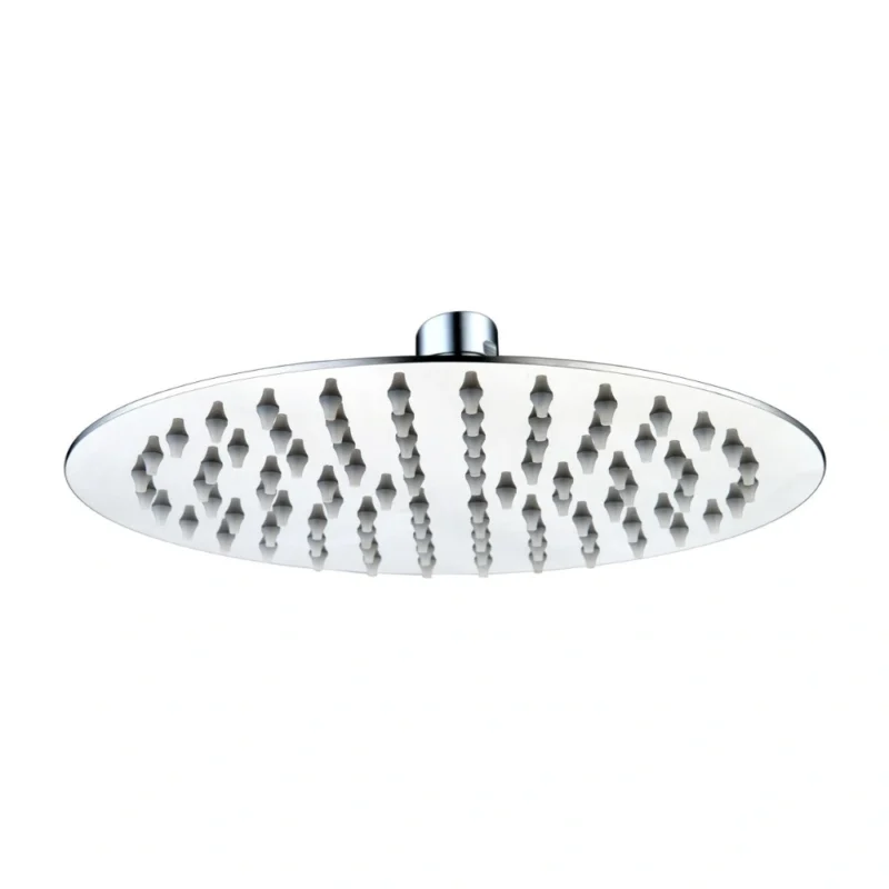 Aurora 200mm Round Ultraslim Showerhead – Chrome