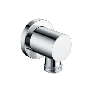 Round Wall Outlet Elbow – Polished Chrome