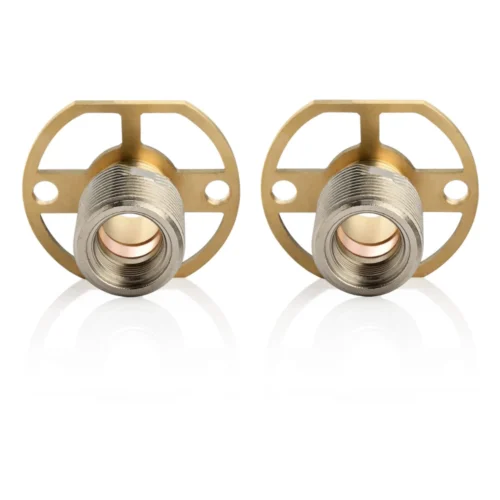 Exposed Shower Valve Fast Fitting Backplate Kit (Pair) – Solid Brass