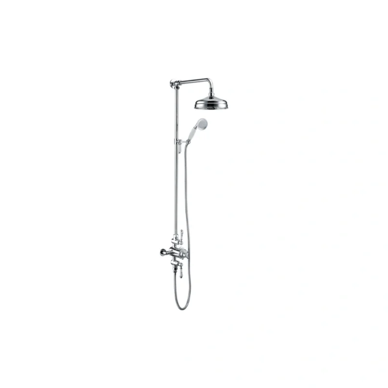 Harrington Traditional Thermostatic Shower Kit – Chrome