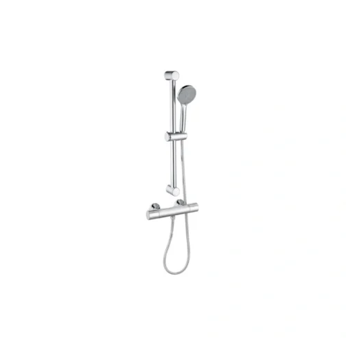 Carter Cool‑Touch Thermostatic Bar Mixer Shower – Chrome