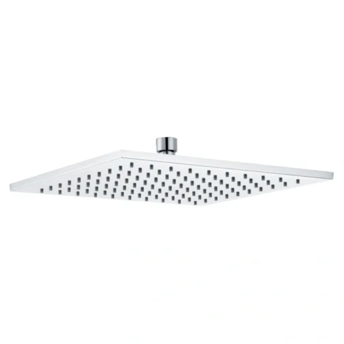 Cosmic 250mm Square Slimline Showerhead – Chrome