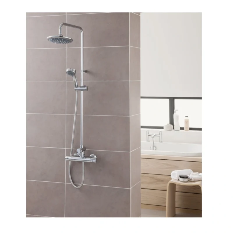 Triton Dene Thermostatic Bar Mixer Shower w/Diverter - Chrome