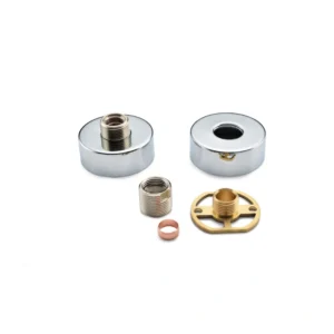 Round Exposed Shower Valve Fast Fitting Kit (Pair) – Chrome