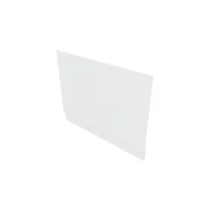 700mm Waterproof Bath End Panel – White