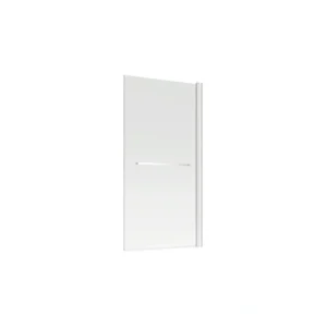 800x1500mm Single Straight Bath Screen w/Rail (6mm) - Chrome