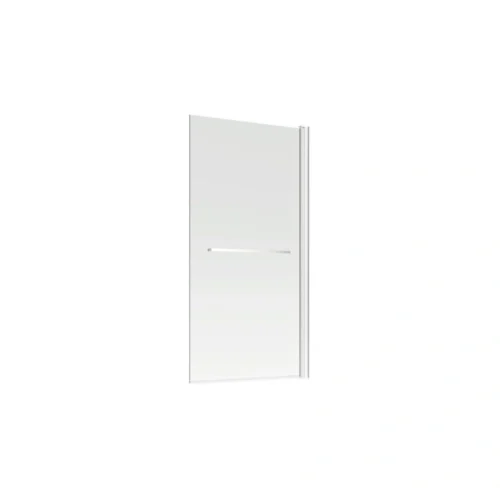 800x1500mm Single Straight Bath Screen w/Rail (6mm) - Chrome