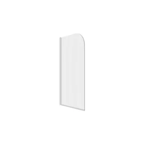 800x1400mm Radius Bath Screen (6mm) – Chrome