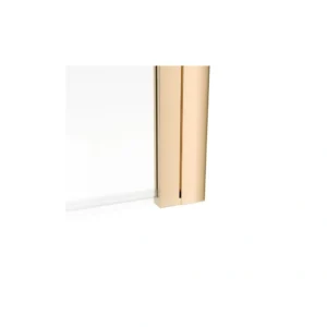 800x1500mm Single Straight Bath Screen (6mm) - Brushed Brass