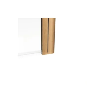 800x1500mm Single Straight Bath Screen (6mm) - Brushed Bronze