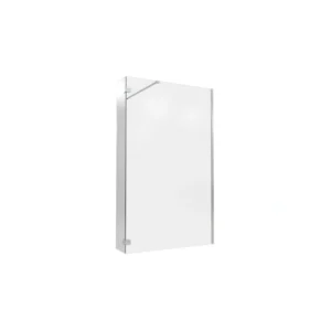 Crystal Optional 300mm Wetroom Hinged Splash Panel - Chrome