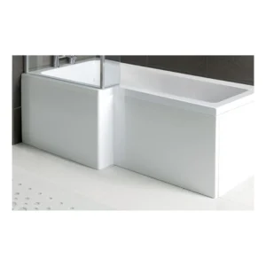 1700mm L Shape Front Bath Panel - White