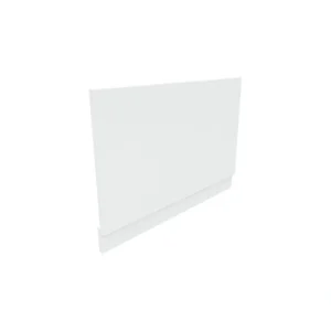800mm Waterproof Bath End Panel – White