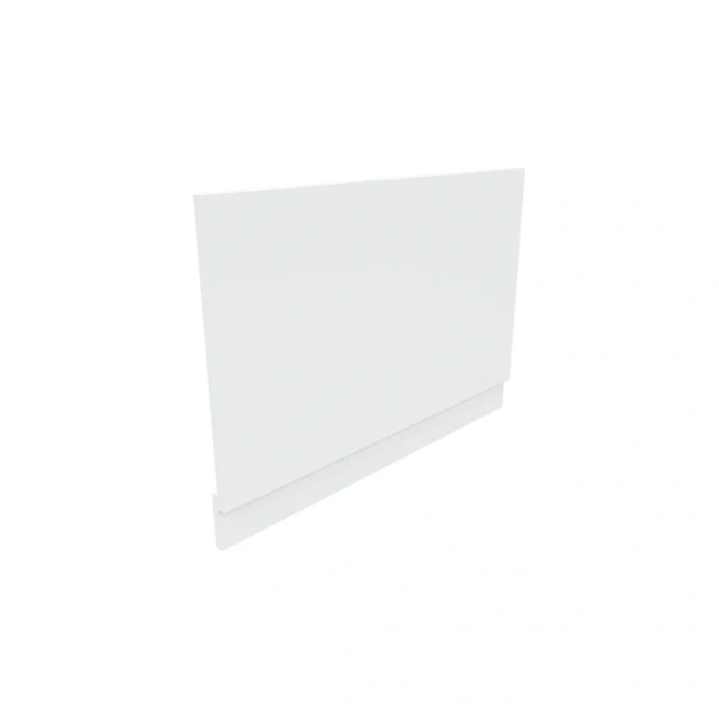 800mm Waterproof Bath End Panel – White