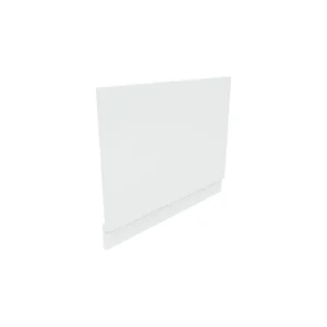 700mm Waterproof Bath End Panel – White
